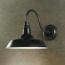 GobekUsa Industrial Iron Wall Light Fixture - Single-Bulb Wall Mount Lighting, Pot Lid Design