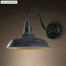 GobekUsa Industrial Iron Wall Light Fixture - Single-Bulb Wall Mount Lighting, Pot Lid Design