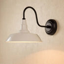 GobekUsa Industrial Iron Wall Light Fixture - Single-Bulb Wall Mount Lighting, Pot Lid Design