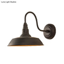 GobekUsa Industrial Iron Wall Light Fixture - Single-Bulb Wall Mount Lighting, Pot Lid Design