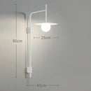 GobekUsa Industrial Style Wall Lamp for Bedroom Living Room Staircase Background Lighting