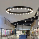 GobekUsa Industrial Duplex Staircase Pendant Light for Living Room, Hotel Lobby, or Commercial Store