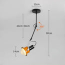GobekUsa Industrial Swing Arm LED Wall Lamp for Bedroom Living Room - Iron Art