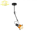GobekUsa Industrial Swing Arm LED Wall Lamp for Bedroom Living Room - Iron Art