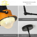 GobekUsa Industrial Swing Arm LED Wall Lamp for Bedroom Living Room - Iron Art