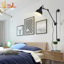 GobekUsa Adjustable Rotating LED Wall Lamp for Bedroom & Living Room