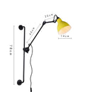 GobekUsa Adjustable Rotating LED Wall Lamp for Bedroom & Living Room
