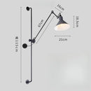 GobekUsa Adjustable Rotating LED Wall Lamp for Bedroom & Living Room