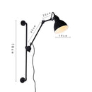 GobekUsa Adjustable Rotating LED Wall Lamp for Bedroom & Living Room
