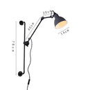 GobekUsa Adjustable Rotating LED Wall Lamp for Bedroom & Living Room