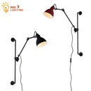 GobekUsa Adjustable Rotating LED Wall Lamp for Bedroom & Living Room