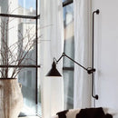 GobekUsa Industrial Iron Swing Arm Wall Lamp for Bedroom, Living Room, Office Decor
