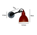 GobekUsa Industrial Iron Swing Arm Wall Lamp for Bedroom, Living Room, Office Decor