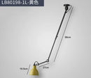 GobekUsa Industrial Iron Swing Arm Wall Lamp for Bedroom, Living Room, Office Decor