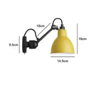 GobekUsa Industrial Iron Swing Arm Wall Lamp for Bedroom, Living Room, Office Decor