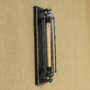 GobekUsa Black Rustic Edison Bulb Wall Light with Metal Lampshade for Stair Kitchen