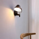 GobekUsa Industrial Black Silver Swing Arm Wall Lamp - Rotatable Miniature Table Lamp E27