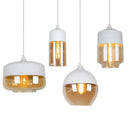 GobekUsa Glass Shade Pendant Light, Industrial Kitchen Restaurant Decor Lighting