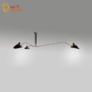 GobekUsa Industrial Spider Serge Mouille Ceiling Lamp Black LED E27 Lighting