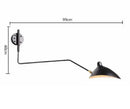 GobekUsa Black Swing Arm Chandelier | Loft Industrial Adjustable Lighting Fixture