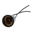 Industrial black waterproof e27 lamp socket outdoor garden light by Decorbites