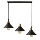GobekUsa Industrial Ceiling Chandelier for Kitchen Bedroom Restaurant Home, Black/White, 3 Heads