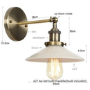 GobekUsa LED Wall Lights: White Class Fixtures for Kitchen, Reading, Bedside Lamparas