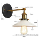 GobekUsa LED Wall Lights: White Class Fixtures for Kitchen, Reading, Bedside Lamparas