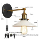GobekUsa LED Wall Lights: White Class Fixtures for Kitchen, Reading, Bedside Lamparas
