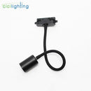 Industrial black & white gooseneck ceiling light kitchen spot lamp by Decorbites