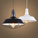 GobekUsa Iron Pendant Lights: Rural Retro Personalized Pot Lid Chandelier