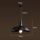 GobekUsa Iron Pendant Lights: Rural Retro Personalized Pot Lid Chandelier