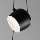 GobekUsa Industrial Black White Chandelier LED Lighting for Restaurant Bar Office