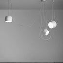 GobekUsa Industrial Black White Chandelier LED Lighting for Restaurant Bar Office