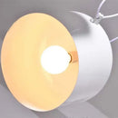 GobekUsa Industrial Black White Chandelier LED Lighting for Restaurant Bar Office