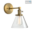 GobekUsa Cone Canopy Wall Sconce - Single Light Industrial Wall Lamp