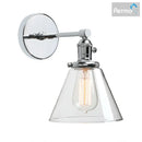 GobekUsa Cone Canopy Wall Sconce - Single Light Industrial Wall Lamp