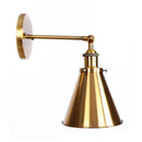 GobekUsa Elegant Gold Wall Sconce for Garden Corridor Lighting