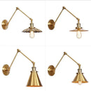 GobekUsa Adjustable Long Arm Wall Light - Flexible Gold Lamp for Modern Spaces
