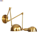 GobekUsa Adjustable Arm LED Wall Sconce - Retro Loft Industrial Long Arm Wall Lamp