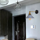 Industrial brass led wall lamps bedroom conical sconce lighting by Decorbites