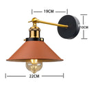 Industrial brass led wall lamps bedroom conical sconce lighting by Decorbites