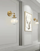 GobekUsa Industrial Ribbed Glass Wall Sconces for Kitchen Living Room Bedroom