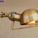 GobekUsa Gold Swing Arm LED Wall Lamp Retro Loft Industrial Sconce