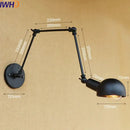 GobekUsa Gold Swing Arm LED Wall Lamp Retro Loft Industrial Sconce