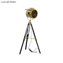 GobekUsa Rotatable Cylinder Metal Shade Floor Light - Tripod Design, Industrial Style, 1-Light, Indoor Standing Lamp - Black