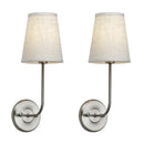 GobekUsa Industrial Flared Funnel Wall Lamp Set: Classic Country Style, Bedroom Reading Light