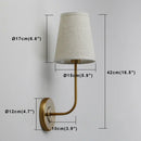 GobekUsa Industrial Wall Lamp Set of 2 for Classic Country Style Bedrooms