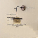 GobekUsa LED Wall Light Fixture Yellow Travertine Stone Modern Bedside Lamp