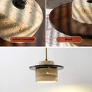 GobekUsa LED Wall Light Fixture Yellow Travertine Stone Modern Bedside Lamp